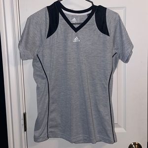 ADIDAS Woman’s Short Sleeve V-Neck Top